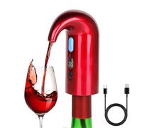 Aireador eléctrico decantador de vino, vertedor de aireador de vino tinto de un toque, aireador y dispensador de vino inteligente con tipo C recargable para el hogar y el bar