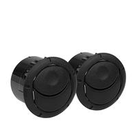 Aireador Salpicadero Consola Central Para Dacia Para Sandero MK1 2008 2009 2010 2011 8200212480 Negro Plata 1/2/4 Piezas Rejilla Ventilación Aire Acondicionado Cubierta Dirección(2Pieces Black)