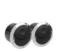 Aireador Salpicadero Consola Central Para Dacia Para Sandero MK1 2008 2009 2010 2011 8200212480 Negro Plata 1/2/4 Piezas Rejilla Ventilación Aire Acondicionado Cubierta Dirección(2Pieces Sliver)