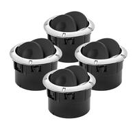 Aireador Salpicadero Consola Central Para Duster Master Para Dacia Para Logan Para Sandero Para Opel 8200464605 8200212480 4 Piezas Cubierta Rejilla Ventilación Acondicionado Plateada(4Pieces Sliver)