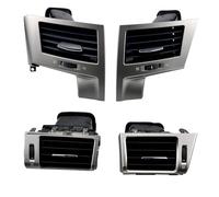 Aireador Salpicadero Consola Central Para Lexus LX570 LX450 LX460 2007-2017 2 Piezas/4 Piezas De Ventilación De Aire Acondicionado Del Tablero De Instrumentos Salida De Aire Penal(Silver-4 PCS)