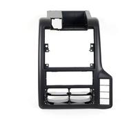 Aireador Salpicadero Consola Central Para VW Para Polo 6N 94-97 / Caddy 98-202 / Para Vento 95-99 6N1858069A 6N1858071A Rejilla Ventilación Fibra Carbono Consola Central Coche(Black)