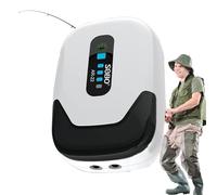 Aireador silencioso para peceras - Dispositivo de oxígeno portátil, bomba de aire de larga duración, burbujeador de oxígeno de salida única, herramienta recargable para acuarios | Proveedor compacto