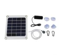 Aireador solar de estanque de 20 W con aire silencioso, oxigenador de estanque de peces al aire libre y burbujeador de agua de jardín, sistema de aireación de estanque para oxígeno de acuario