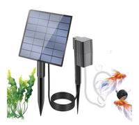 Aireador solar para estanque, 2,5 W, pequeño, portátil, silencioso, difusor | Solución de oxigenación saludable para estanques, aireador solar para jardín, patio, terraza, piscina, pájaros