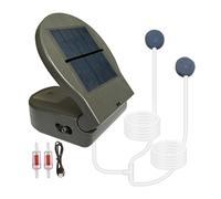 Aireador Solar Para Estanque Clip Trasero Recargable USB con Batería de