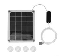 Aireador solar silencioso con poder 20W para peces al aire libre para estanques, oxigenación eficaz para ecosistemas acuáticos saludables