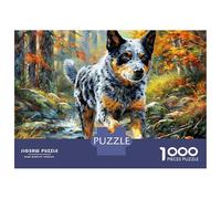 Airedale Terrier 1000 Piezas Cartulina Extra Gruesa Rompecabezas DIY Handsome Dog Extremadamente Difícil Juguete De Cumpleaños Rompecabezas para Decoración del Hogar 38x26cm/1000pcs