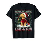 Airedale Terrier Christmas Tree Decorations Dog Lover Xmas Camiseta