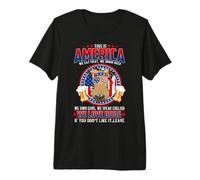 Airedale Terrier Dog This America We Love Dogs 4th of July Camiseta Premium