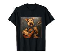 Airedale Terrier Guitarra Perro Camiseta
