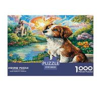Airedale Terrier Puzzles Imposible,desafío for Adults Entretenimiento Creativo 1000 Piezas Obra De Arte De Juego De para Adultos Y Niños Mayores De 12 Años 38x26cm/1000pcs