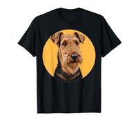 Airedale Terrier - Retrato de Perro de Raza de Mascota Camiseta