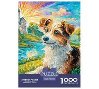 Airedale Terrier Rompecabezas De 1000 Piezas para Adultos Y Niños Clásicos Diversión Pintura Juguete EduGatoivo Juego Familiar 70x50cm/1000pcs