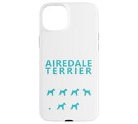 Airedale Terrier Tricks Design Camiseta Carcasa para iPhone 15 Plus