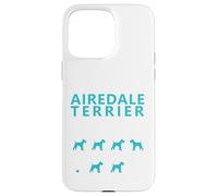 Airedale Terrier Tricks Design Camiseta Carcasa para iPhone 15 Pro MAX