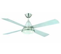 aireRyder FN71132 Ventilador de techo con la luz y control remoto, 32 W, 240 V, Gris, 132 cm