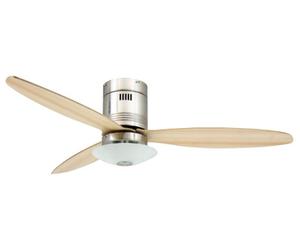 AireRyder FN73335 Aero ventilador de techo con luz y mandoa distancia, 132 cm, para habitaciones de hasta 25m²