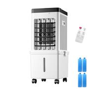 Aires Acondicionados Portátiles Con Depósito De Agua De Gran Capacidad, Enfriador Por Evaporación, Enfriador De Aire Mejorado, Unidad De Aire Acondicionado Con Ventilador De Refrigeración,Upgraded
