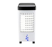 Aires Acondicionados Portátiles, Enfriador Aire con Tanque Agua 6L Temporizador 7H Oscilación Automática 2 Paquetes Hielo Ventilador Portátil para Oficina, Sala y Cocina