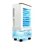 Aires acondicionados portátiles Enfriador de aire evaporativo con 3 velocidades Enfriamiento de tanque de 10 l No se necesita manguera Ventilador de enfriamiento for habitación Oficina(Remote Control)