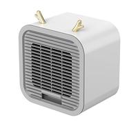 Aires acondicionados portátiles, funcionamiento silencioso Enfriador de aire de escritorio Ventilador portátil personal con alimentación USB Diseño de 3 aspas para escritorio, (Gris)