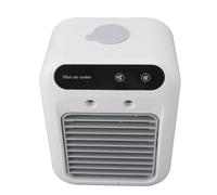 Aires Acondicionados Portátiles, Tanque de 500 Ml, Enfriador Personal Evaporativo Recargable por USB, Humidificador, Ventilador de Refrigeración de Escritorio Silencioso,