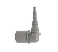 Airfit 50005SW - Pezón de manguera (ángulo de 90°, DN 50 para mangueras de diámetro de 8,5 a 26,5 mm)