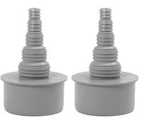 Airfit 50013SN - Boquilla para manguera, color gris, pequeño (Paquete de 2)