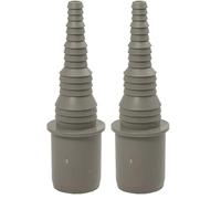 airfit Boquilla de manguera DN 32 para manguera de diámetro de 8 a 25 mm - Ks de gris (Paquete de 2)