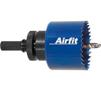 Airfit Cortador circular para taladrar Ø 59 mm en tubo HT y KG con alojamiento hexagonal