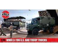 Airfix 03306A II Guerra Mundial 3-ton 4x4 Servicio Y Tropas Camión 1:76 Escala