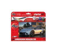 KIT DE MODELO DE COCHE ESTÁTICO AIRFIX LAMBORGHINI HURACÁN JUEGO DE INICIO PE...