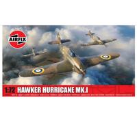 AIRFIX 1/72 KIT AVIÓN HAWKER HURRICANE MK.I MODELISMO MODELO COCHE ESTÁTICO