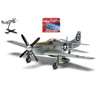 AIRFIX 1/72 KIT AVIÓN NORTE AMERICANO P51D MUSTANG PEQUEÑO JUEGO DE ARRANQUE ...