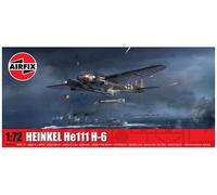AIRFIX 1/72 KIT DE AVIÓN MILITAR HEINKEL HE111 H 6 MODELO DE COCHE ESTÁTICO
