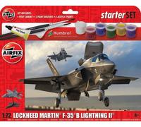 Airfix 55010 - Juego Inicial 1/72 - Lockheed Martin F-35B Lightning II - Nuevo