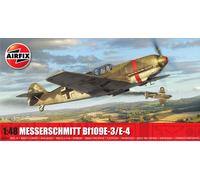 Airfix Kit de construcción de maquetas estándar A05120C Messerschmitt Bf109E-3/E-4 - Kits de Aviones de plástico para Adultos y niños Mayores de 8 años Incluye maquetas y calcas Escala 1:48