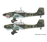 Airfix Model Set, A03087A Junkers Ju87 B-1 Stuka Model Building Kit, Kits de avión Modelo de plástico para Adultos y niños Mayores de 8 años, el Juego Incluye bebederos y calcomanías