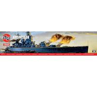 AIRFIX A04203V HMS Nelson, kit de construcción de maquetas de barcos de plástico para adultos y niños de 8 años en adelante, el set incluye 132 piezas, maqueta de barco a escala 1:600.