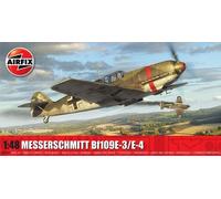 Airfix Kit de construcción de maquetas estándar A05120C Messerschmitt Bf109E-3/E-4 - Kits de Aviones de plástico para Adultos y niños Mayores de 8 años Incluye maquetas y calcas Escala 1:48