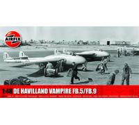 Airfix A06108 de Havilland Vampire FB.5/FB.9. 1:48 Scale Plastic model making ki