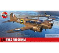 Airfix Model Set, A09191 Avro Anson MK.I Model Building Kit, Kits de avión Modelo de plástico para Adultos y niños Mayores de 8 años, el Juego Incluye bebederos y calcomanías, Modelo a Escala 1:48