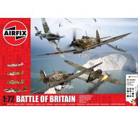 Airfix A50173A Set de Regalo de la Batalla de Inglaterra Kit de Manualidades en Miniatura, maquetas de Aviones de plástico a Escala 1/72 para Adultos