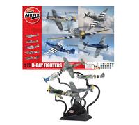 AIRFIX - A50192 Kit de construcción en Miniatura de cazas del Día D, maquetas de Aviones de plástico a Escala 1/72 para Adultos