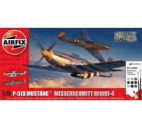 AIRFIX A50193 MAQUETA P-51D MUSTANG VS BF109F-4 DOGFIGHT DOBLE 1/72