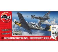 Airfix Gift Set - Model Plane Kits - A50194 Supermarine Spitfire Mk.Vc vs Bf109F