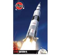 Airfix A50201 Saturno V: maquetas de plástico, Naves espaciales para Adultos y niños 8+ años. Incluye: Escala, Pinturas acrílicas Humbrol, Pinceles y policemento