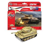 Airfix A55004 Tiger 1 Kit de construcción de maquetas de Tanques plástico para Adultos y niños Mayores de 8 años. Incluye calcomanías, Pinturas acrílicas Humbrol, Pinceles y policemento. Escala 1:72.