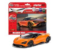 KIT DE MODELO DE COCHE ESTÁTICO AIRFIX MCLAREN 765 JUEGO DE ARRANQUE PEQUEÑO ...